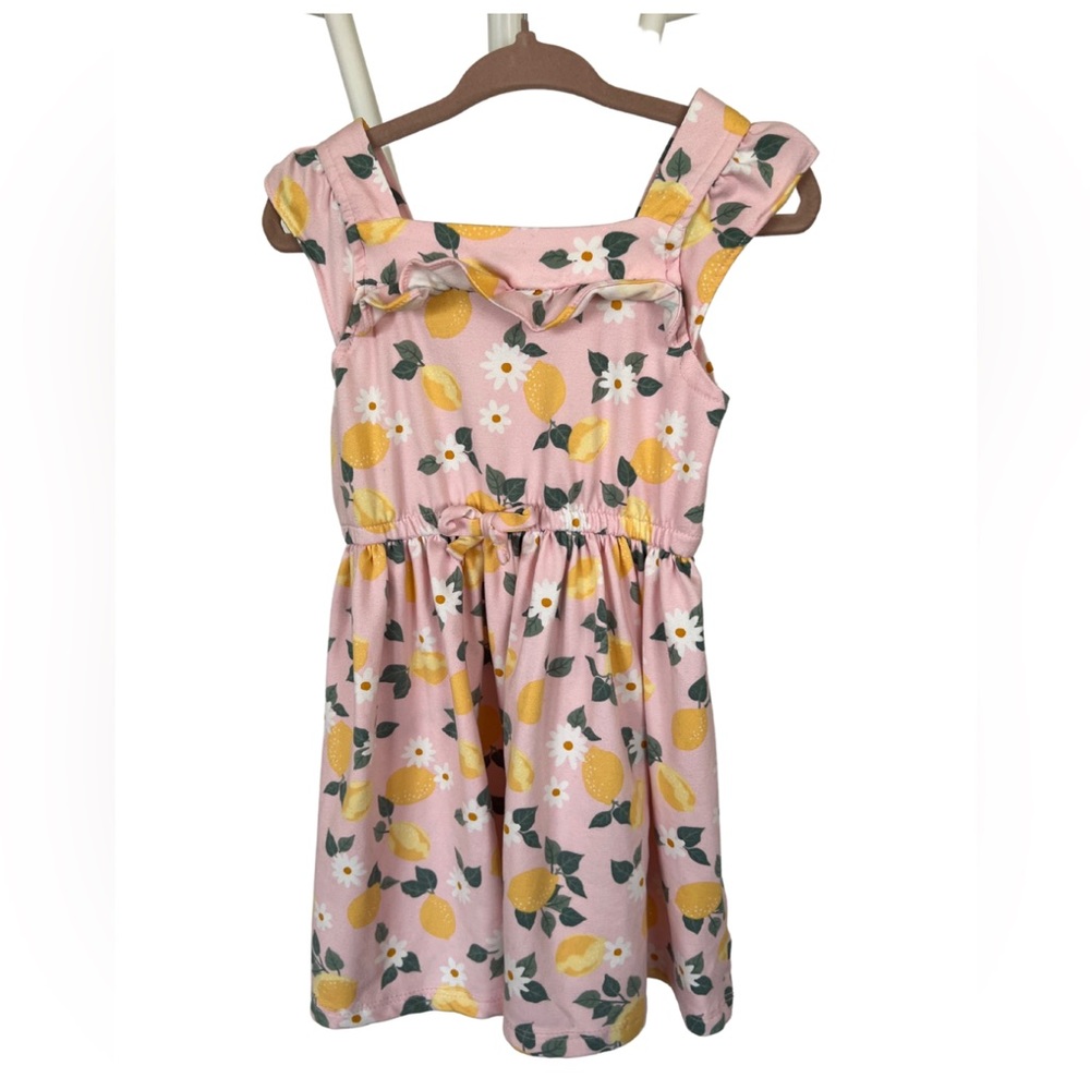 Little Lass lemon floral dress